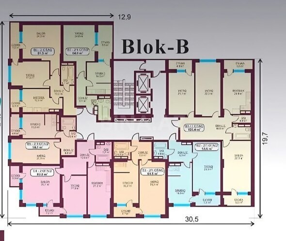 3 otaqlı yeni tikili - Neftçilər m. - 91.2 m² (4)