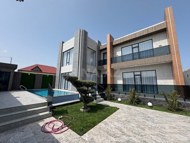 4 otaqlı həyət evi/bağ evi - Şüvəlan q. - 250 m² (1)