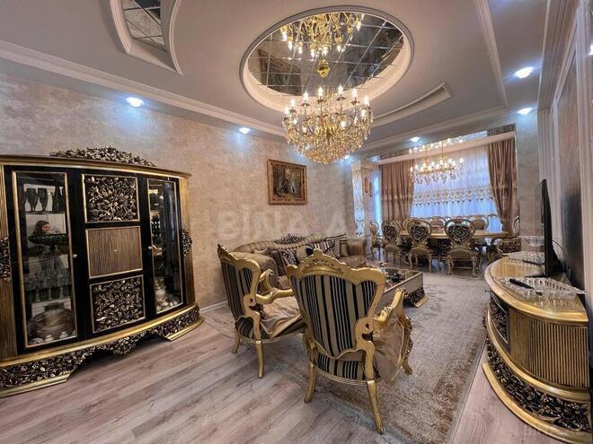 3 otaqlı yeni tikili - Şah İsmayıl Xətai m. - 105 m² (1)