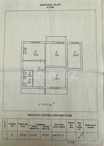 Satılır 4 otaqlı köhnə tikili 95 m², Qara Qarayev m., photo 7 from 30