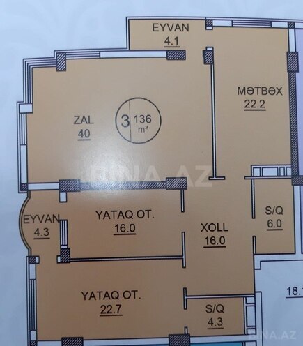 3 otaqlı yeni tikili - 28 May m. - 139 m² (26)