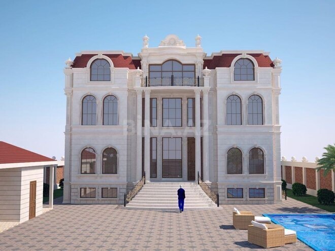 10 otaqlı həyət evi/bağ evi - Nardaran q. - 865 m² (5)