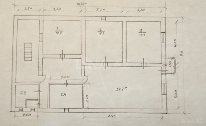 6 otaqlı həyət evi/bağ evi - Azadlıq Prospekti m. - 200 m² (25)