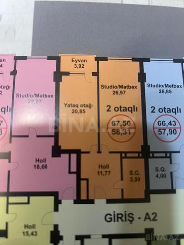 2 otaqlı yeni tikili - Xırdalan - 67.5 m² (12)