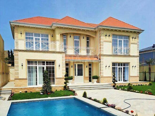 5 otaqlı həyət evi/bağ evi - Mərdəkan q. - 300 m² (2)