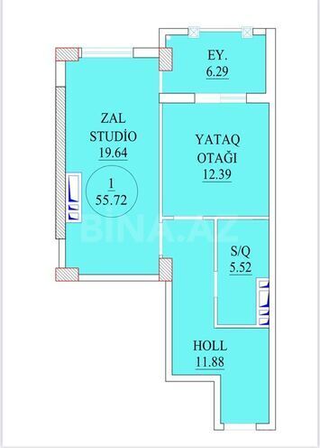 2-комн. новостройка - Наримановский  р. - 57.5 м² (2)