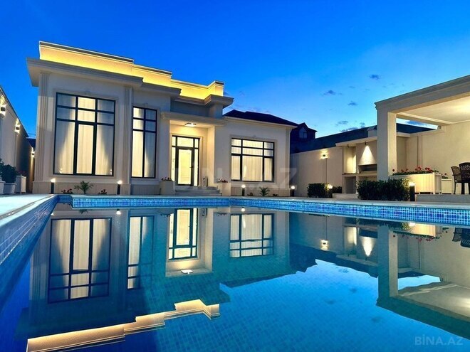 4 otaqlı həyət evi/bağ evi - Mərdəkan q. - 240 m² (1)