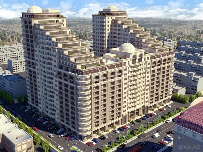 3 otaqlı yeni tikili - Bakıxanov q. - 103 m² (1)
