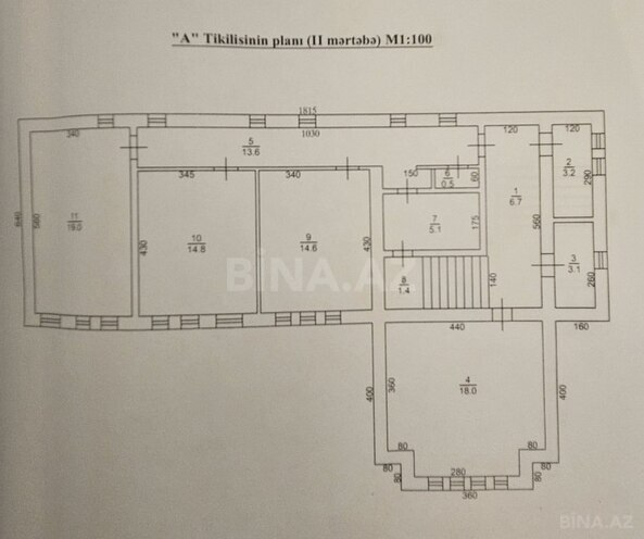6 otaqlı həyət evi/bağ evi - Badamdar q. - 314.3 m² (11)