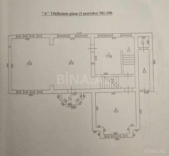 6 otaqlı həyət evi/bağ evi - Badamdar q. - 314.3 m² (10)