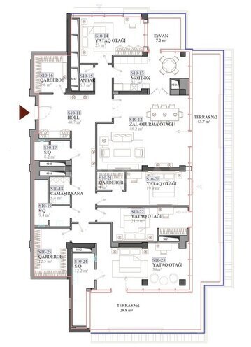5-комн. новостройка - м. Ичеришехер - 359 м² (20)