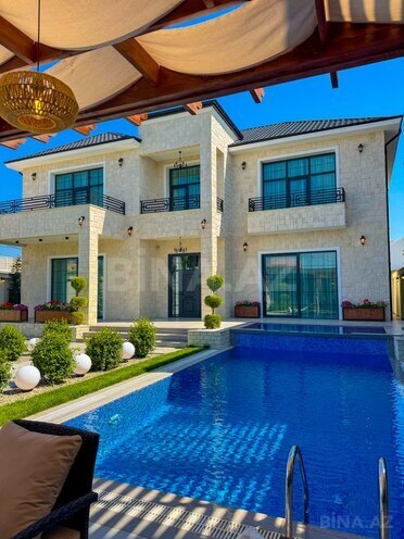 6 otaqlı həyət evi/bağ evi - Şüvəlan q. - 400 m² (1)