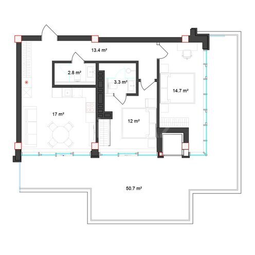 Satılır 3 otaqlı yeni tikili 127.9 m², Nardaran q., photo 11 from 12