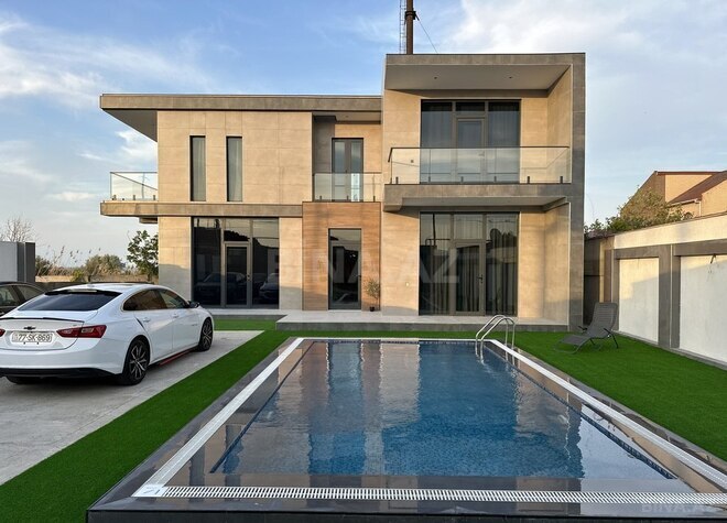 4 otaqlı həyət evi/bağ evi - Novxanı q. - 320 m² (2)