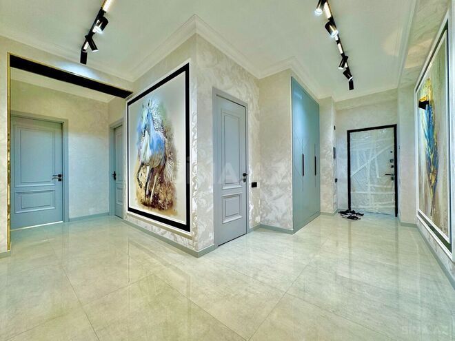 3 otaqlı yeni tikili - Qara Qarayev m. - 127 m² (1)