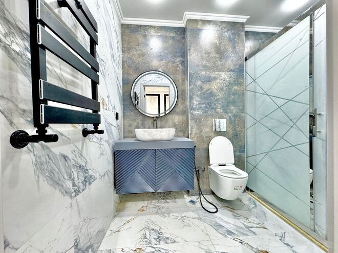 3 otaqlı yeni tikili - Qara Qarayev m. - 127 m² (17)