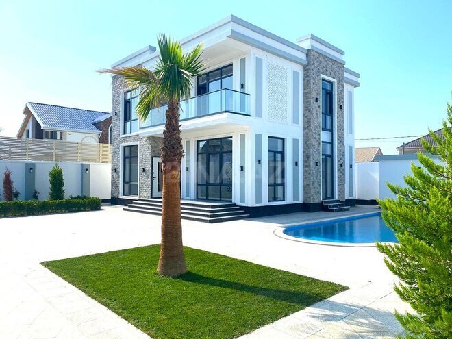 5 otaqlı həyət evi/bağ evi - Şüvəlan q. - 200 m² (1)