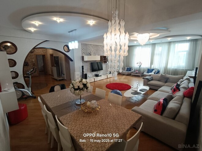 5 otaqlı yeni tikili - Şah İsmayıl Xətai m. - 200 m² (1)