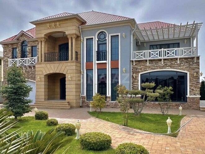Satılır 6 otaqlı həyət evi/bağ evi 500 m², Mərdəkan q., photo 1 from 12