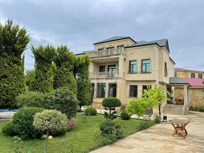 6 otaqlı həyət evi/bağ evi - Novxanı q. - 450 m² (1)