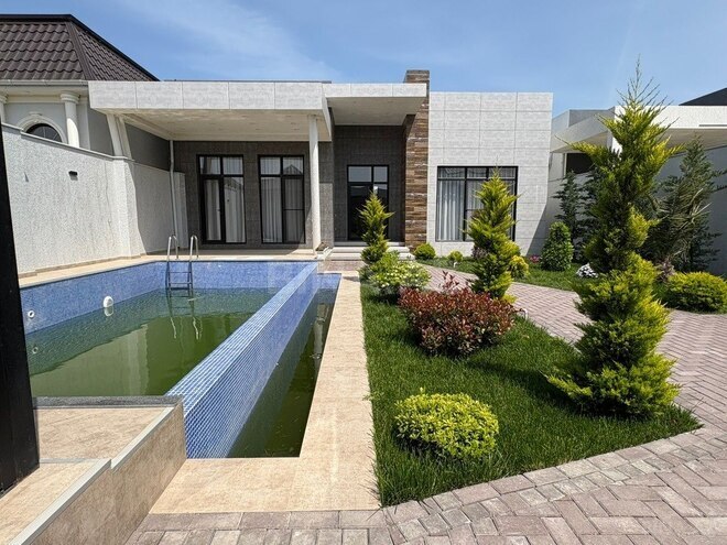 4 otaqlı həyət evi/bağ evi - Mərdəkan q. - 240 m² (1)