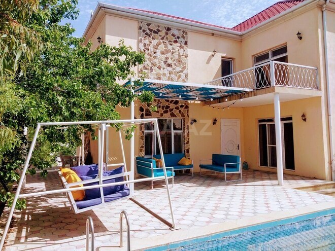 5 otaqlı həyət evi/bağ evi - Mərdəkan q. - 200 m² (2)