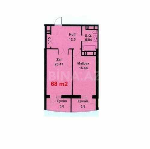 2 otaqlı yeni tikili - Azadlıq Prospekti m. - 70 m² (9)