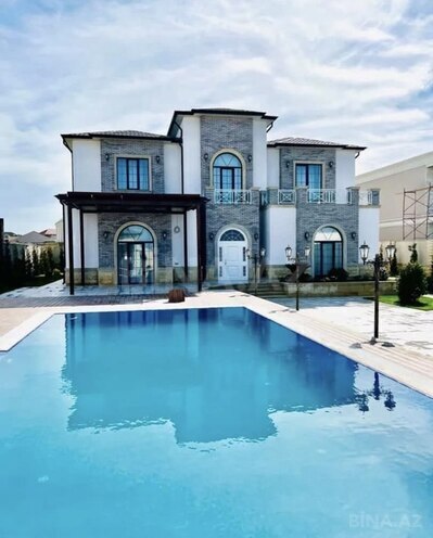 4 otaqlı həyət evi/bağ evi - Mərdəkan q. - 390 m² (1)