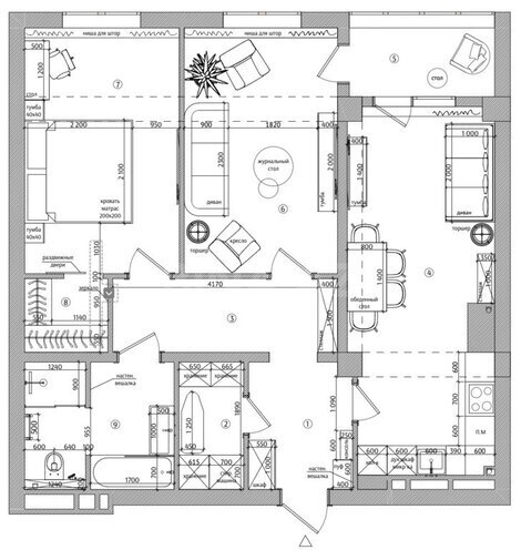 2-комн. новостройка - Наримановский  р. - 87.5 м² (8)