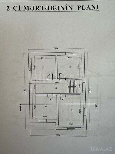6 otaqlı həyət evi/bağ evi - Hövsan q. - 174 m² (12)