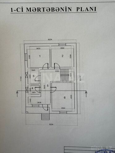 6 otaqlı həyət evi/bağ evi - Hövsan q. - 174 m² (13)