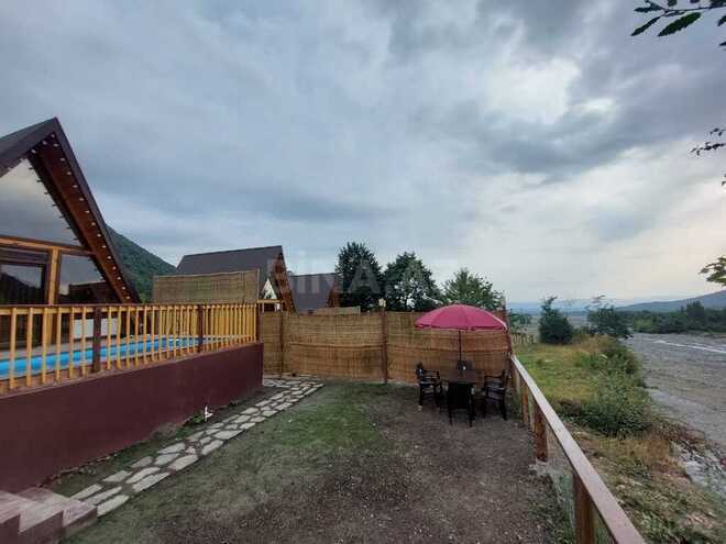 2 otaqlı həyət evi/bağ evi - Qəbələ - 50 m² (27)