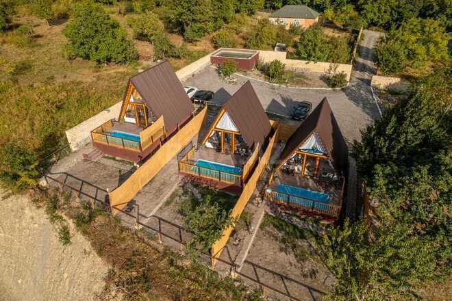 2 otaqlı həyət evi/bağ evi - Qəbələ - 50 m² (15)