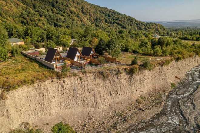 2 otaqlı həyət evi/bağ evi - Qəbələ - 50 m² (26)