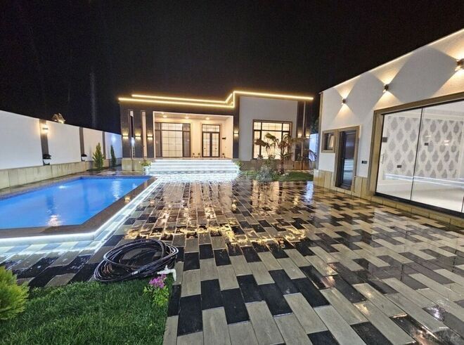4 otaqlı həyət evi/bağ evi - Şüvəlan q. - 220 m² (9)