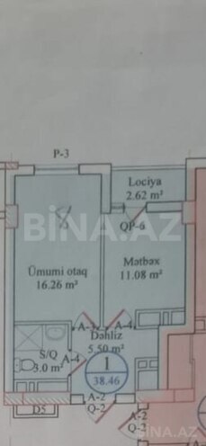1 otaqlı yeni tikili - Qara Qarayev m. - 39 m² (4)