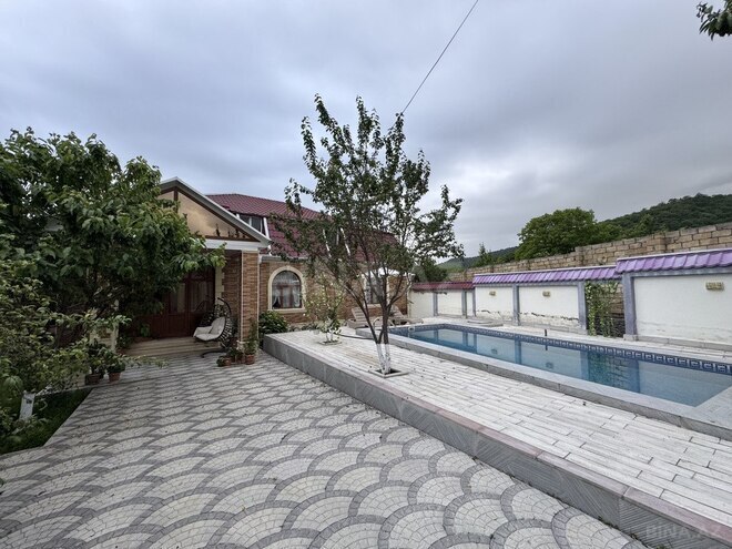 2 otaqlı həyət evi/bağ evi - Qəbələ - 110 m² (1)