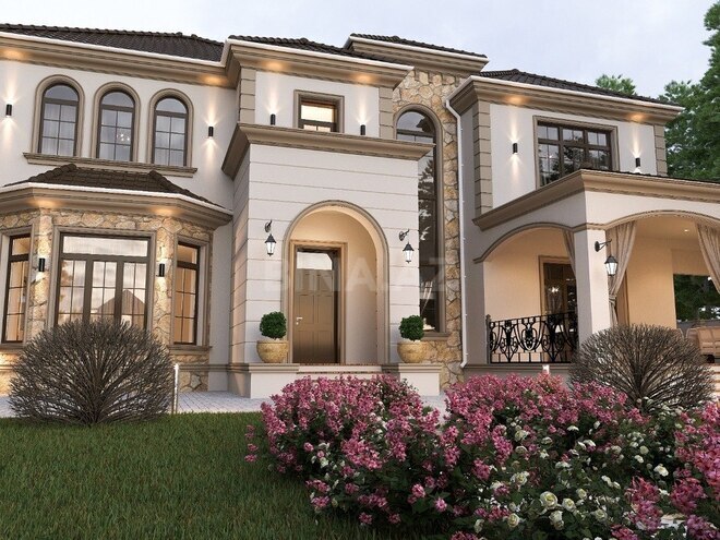 6 otaqlı həyət evi/bağ evi - Nardaran q. - 300 m² (2)