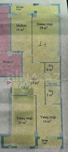 3 otaqlı yeni tikili - Nəriman Nərimanov m. - 118 m² (10)