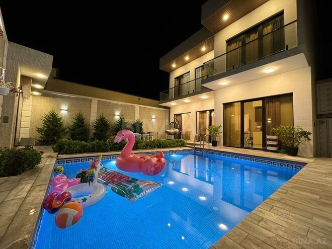 4 otaqlı həyət evi/bağ evi - Şüvəlan q. - 155 m² (1)