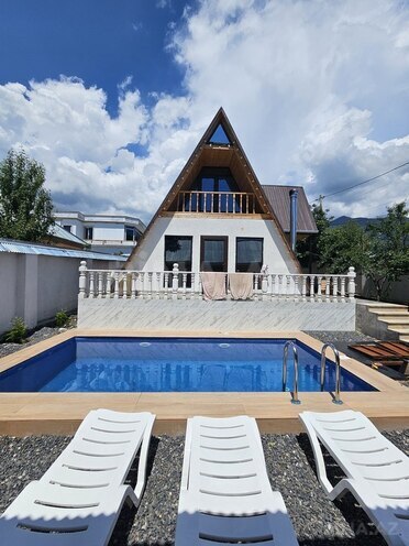 4 otaqlı həyət evi/bağ evi - Qəbələ - 120 m² (1)