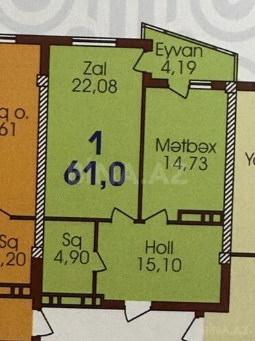 1-комн. новостройка - м. Низами - 61 м² (5)
