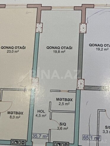 1 otaqlı yeni tikili - Xırdalan - 36 m² (3)
