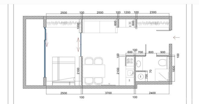 1-комн. новостройка - пос. Нардаран - 58 м² (7)
