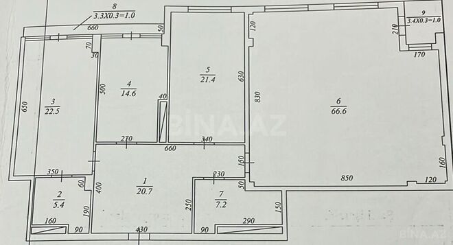3-комн. новостройка - м. Низами - 189 м² (6)