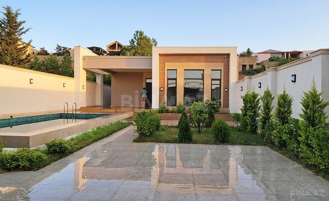 4 otaqlı həyət evi/bağ evi - Novxanı q. - 150 m² (1)