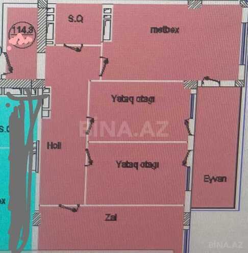 3 otaqlı yeni tikili - 28 May m. - 115 m² (2)