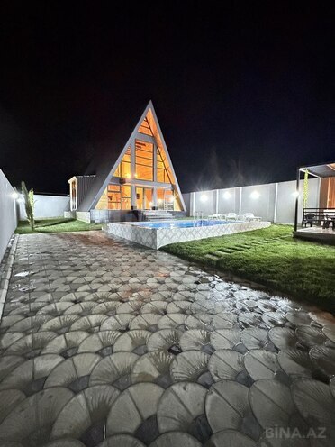 4 otaqlı həyət evi/bağ evi - Qəbələ - 120 m² (4)