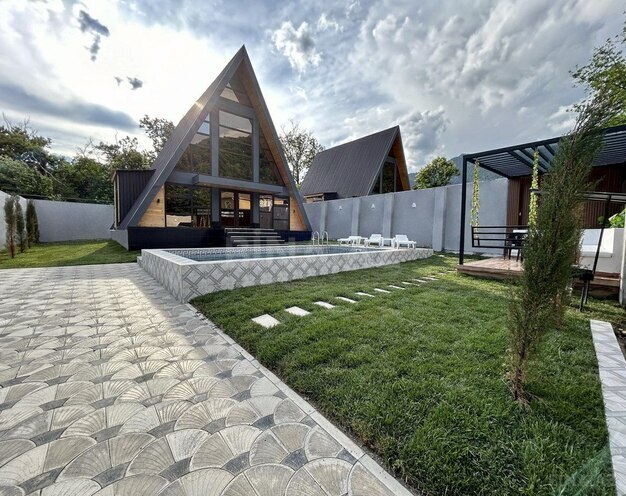 4 otaqlı həyət evi/bağ evi - Qəbələ - 120 m² (1)