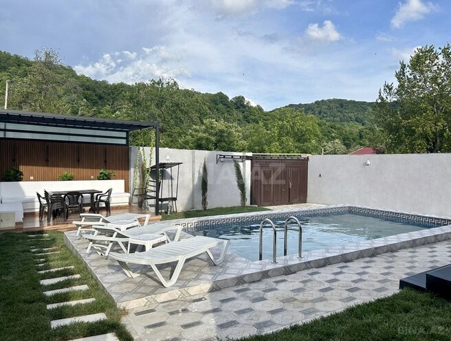 4 otaqlı həyət evi/bağ evi - Qəbələ - 120 m² (2)